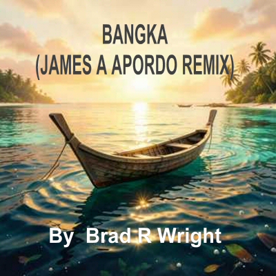 Bangka James A Apordo Remix single cover art by Brad R Wright